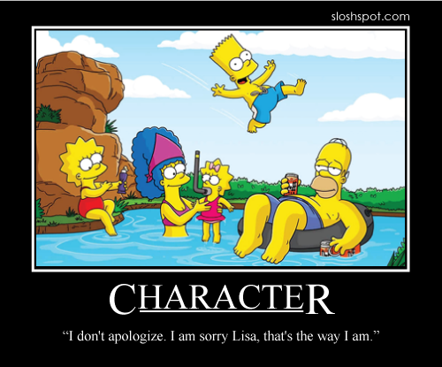 Homer Simpson Motivational Poster Character