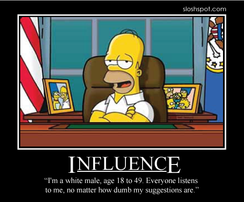 Homer Simpson Motivational Poster Influence