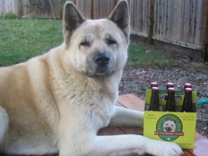 Dog With Beer Happy Tail Ale