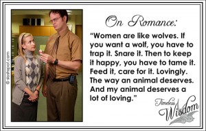 Dwight Schrute on Romance