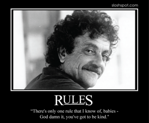 Kurt Vonnegut on Rules