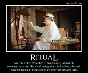 Winston Churchill on Ritual