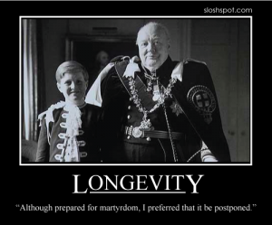 Winston Churchill on Longevity