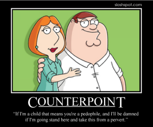 Peter Griffin on Counterpoint