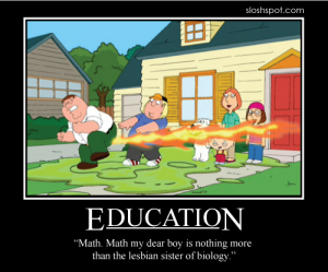 Peter Griffin on Education