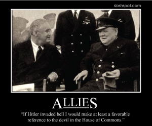 Winston Churchill on Allies