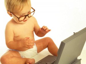 Baby on the Computer