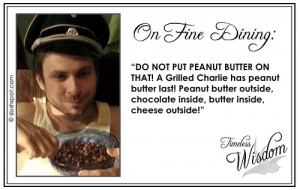Charlie Kelley (Charlie Day) on Fine Dining