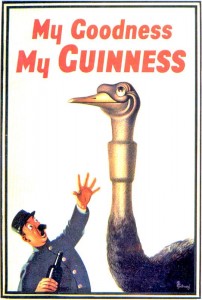 Guinness Beer Ad - Ostrich