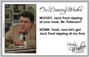 Norm Peterson on Braving Winter