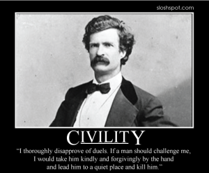 Mark Twain on Civility
