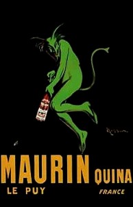Absinthe Poster - Maurin Quina Le Puy