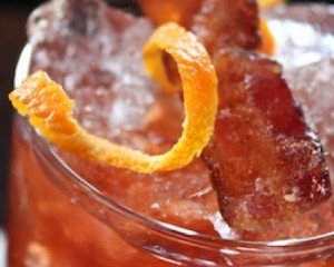 Bacon, Vodka, and Tomato Cocktail