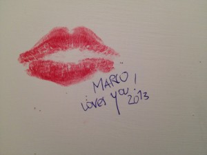 Bathroom Graffiti - Mario Loves You