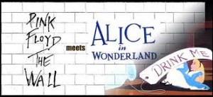 The Wall with Alice in Wonderland