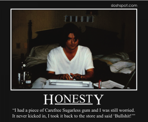 Mitch Hedberg on Honesty