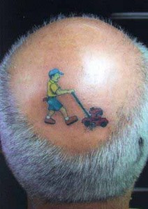 Awful Tattoos - The Hair Mower