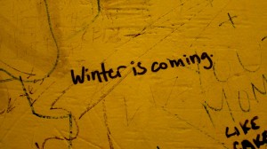 Bathroom Graffiti - Winter Is Coming