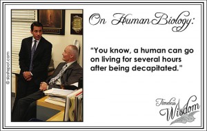 Creed Bratton on Human Biology