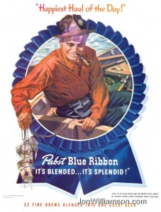 Pabst Blue Ribbon Beer Ads - Happiest Haul Of The Day
