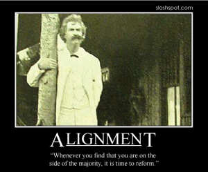 Mark Twain on Alignment Mark Twain on Alignment