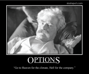 Mark Twain on Options