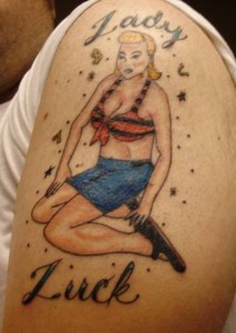 Awful Tattoos - Pinup Girl