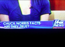 Chuck Norris Facts on Fox News