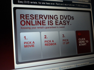 Redbox Etiquette - Reserve your movie ahead of time