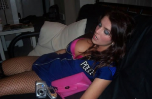 Drunk People Passed Out On Halloween - DUI Arrest Potential