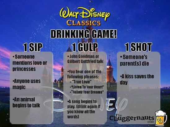 Disney movie drinking games